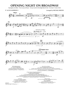 Opening Night On Broadway (Download) 