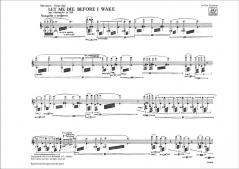 Let Me Die Before I Wake For Clarinet Solo von Johnny Sciarrino 