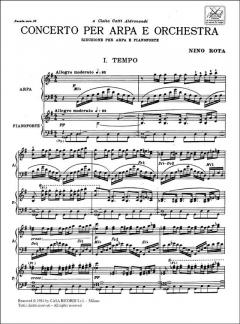 Concerto For Harp With Piano Reduction 