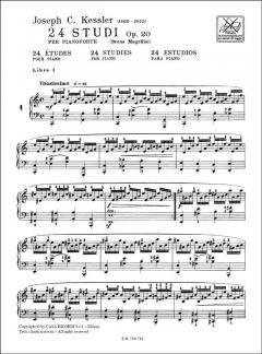 24 Studies Op.20 von Bruno Mugellini 
