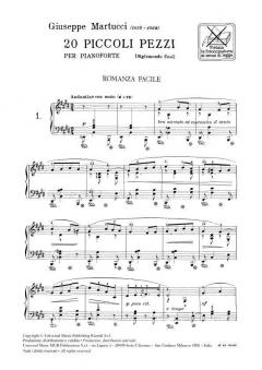 20 Piccoli Pezzi von Giuseppe Martucci 