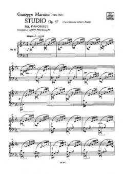 Studio Op.47 Piano von Giuseppe Martucci 