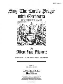 Sing The Lord's Prayer With Orchestra von Albert Hay Malotte 