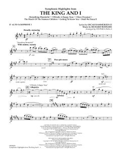 Symphonic Highlights From The King And I von Richard Rodgers (Download) 