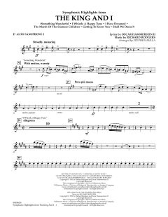 Symphonic Highlights From The King And I von Richard Rodgers (Download) 