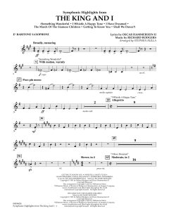 Symphonic Highlights From The King And I von Richard Rodgers (Download) 