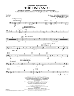 Symphonic Highlights From The King And I von Richard Rodgers (Download) 