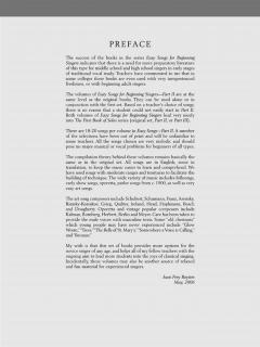 Easy Songs For The Beginning Soprano Part II 