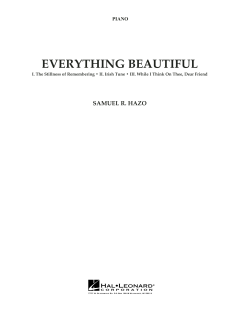 Everything Beautiful von Samuel R. Hazo (Download) 
