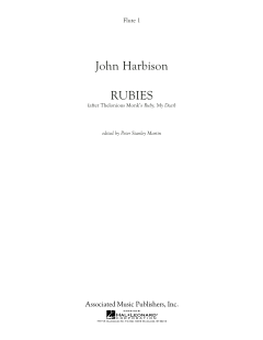 Rubies von John Harbison (Download) 