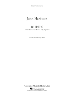 Rubies von John Harbison (Download) 