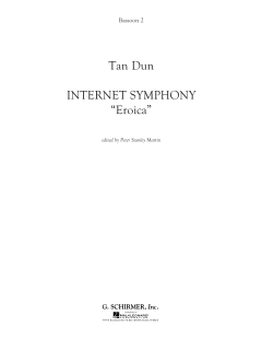 Internet Symphony 'Eroica' von Tan Dun (Download) 