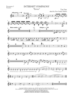 Internet Symphony 'Eroica' von Tan Dun (Download) 