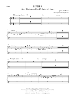 Rubies von John Harbison (Download) 