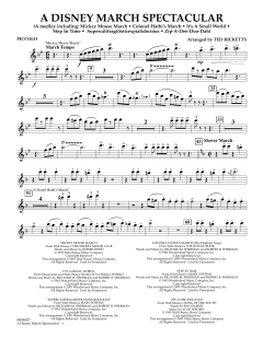 A Disney March Spectacular von Ted Ricketts (Download) 