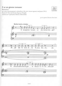 Liriche - Art Songs von Ottorino Respighi 