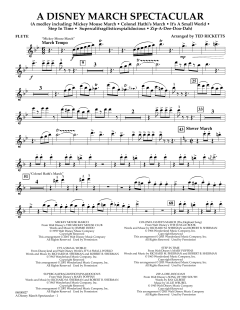 A Disney March Spectacular von Ted Ricketts (Download) 