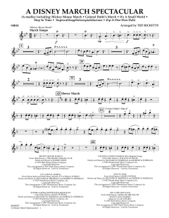 A Disney March Spectacular von Ted Ricketts (Download) 