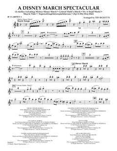 A Disney March Spectacular von Ted Ricketts (Download) 