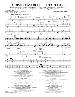 A Disney March Spectacular von Ted Ricketts (Download) 