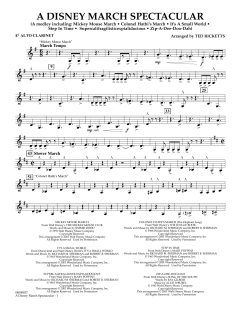 A Disney March Spectacular von Ted Ricketts (Download) 