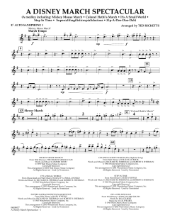 A Disney March Spectacular von Ted Ricketts (Download) 