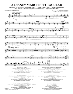 A Disney March Spectacular von Ted Ricketts (Download) 