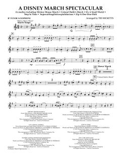 A Disney March Spectacular von Ted Ricketts (Download) 