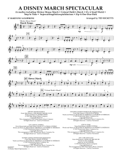 A Disney March Spectacular von Ted Ricketts (Download) 