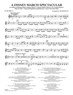 A Disney March Spectacular von Ted Ricketts (Download) 