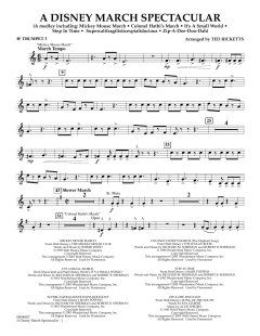 A Disney March Spectacular von Ted Ricketts (Download) 