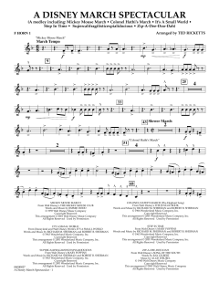A Disney March Spectacular von Ted Ricketts (Download) 