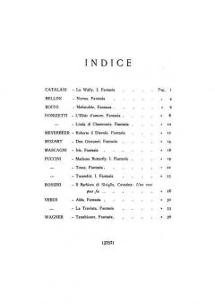 Album No.1 Celebri Opere - Piano Teatrali Fantasie 