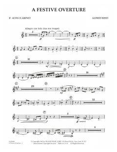 A Festive Overture von Alfred Reed (Download) 