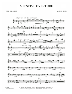 A Festive Overture von Alfred Reed (Download) 