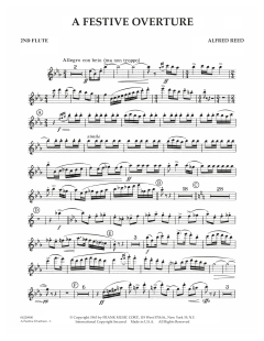 A Festive Overture von Alfred Reed (Download) 