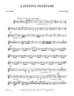 A Festive Overture von Alfred Reed (Download) 