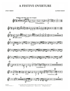 A Festive Overture von Alfred Reed (Download) 