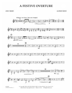 A Festive Overture von Alfred Reed (Download) 