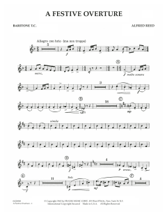 A Festive Overture von Alfred Reed (Download) 