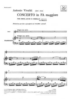 Concerto F Major Oboe With Piano Reduction RV457 FVII#12 im Alle Noten Shop kaufen