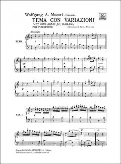 12 Variazioni in C on 'Ah! Vous Dirai-Je, Maman!' K265 von Wolfgang Amadeus Mozart 