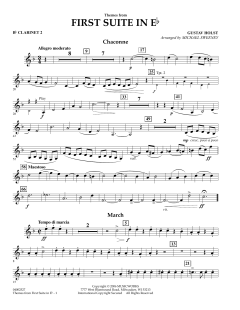 Themes from First Suite in Eb von Gustav Holst (Download) 