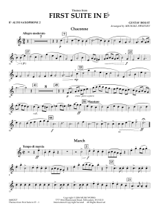 Themes from First Suite in Eb von Gustav Holst (Download) 