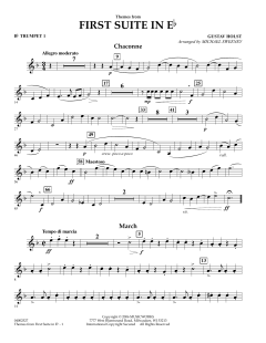 Themes from First Suite in Eb von Gustav Holst (Download) 