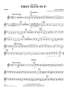 Themes from First Suite in Eb von Gustav Holst (Download) 