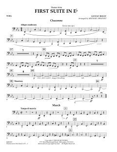Themes from First Suite in Eb von Gustav Holst (Download) 