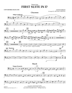 Themes from First Suite in Eb von Gustav Holst (Download) 