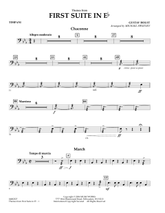 Themes from First Suite in Eb von Gustav Holst (Download) 