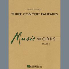 Three Concert Fanfares von Samuel R. Hazo (Download) 